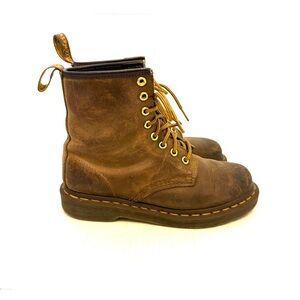 Doc Martens 1460 Combat Leather Boots Grunge Size 6